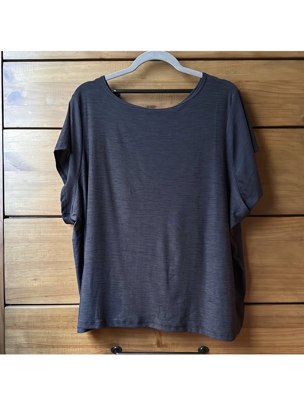 NWOT! Old Navy Active Charcoal Gray Workout T-Shirt | 3X